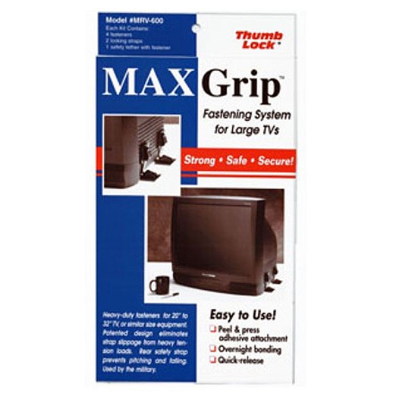 Max Grip Thumb Lock, Black 2Pk